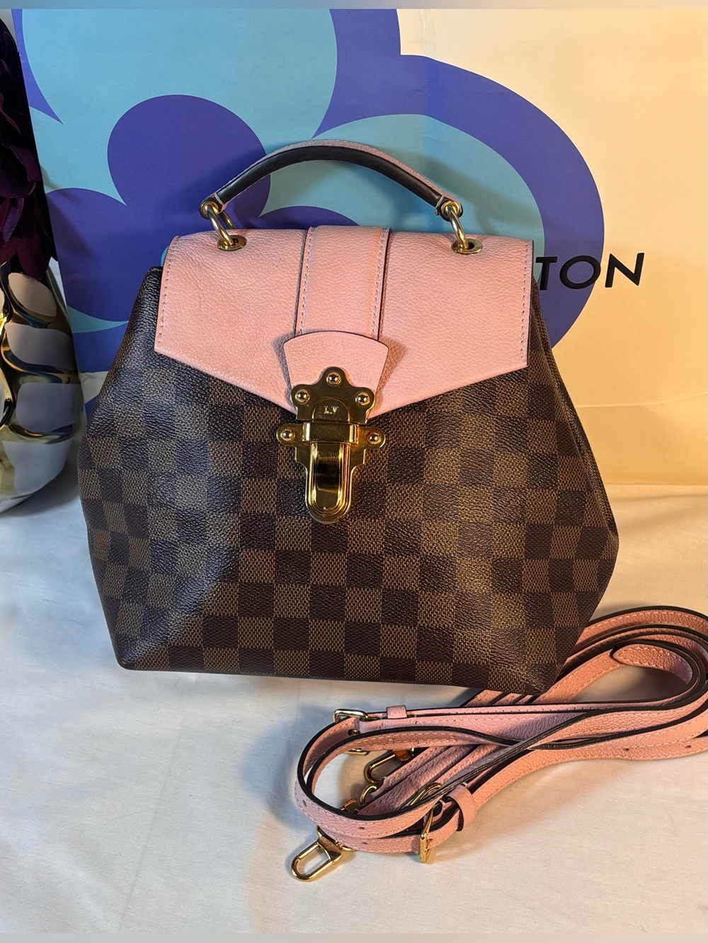 Louis Vuitton Clapton Ebene Rose